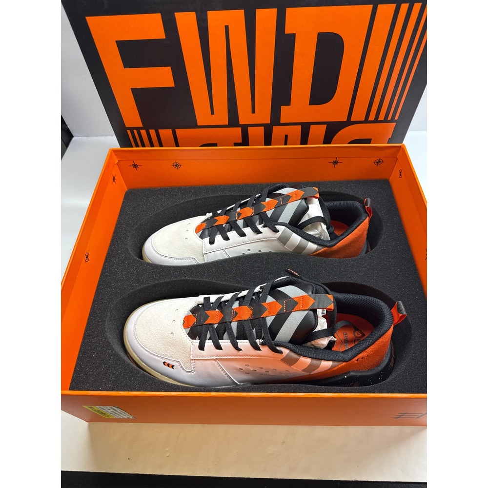 MSCHF FWD Shoes Sneakers White Orange Black MSCHF003 New in Box. Size 11